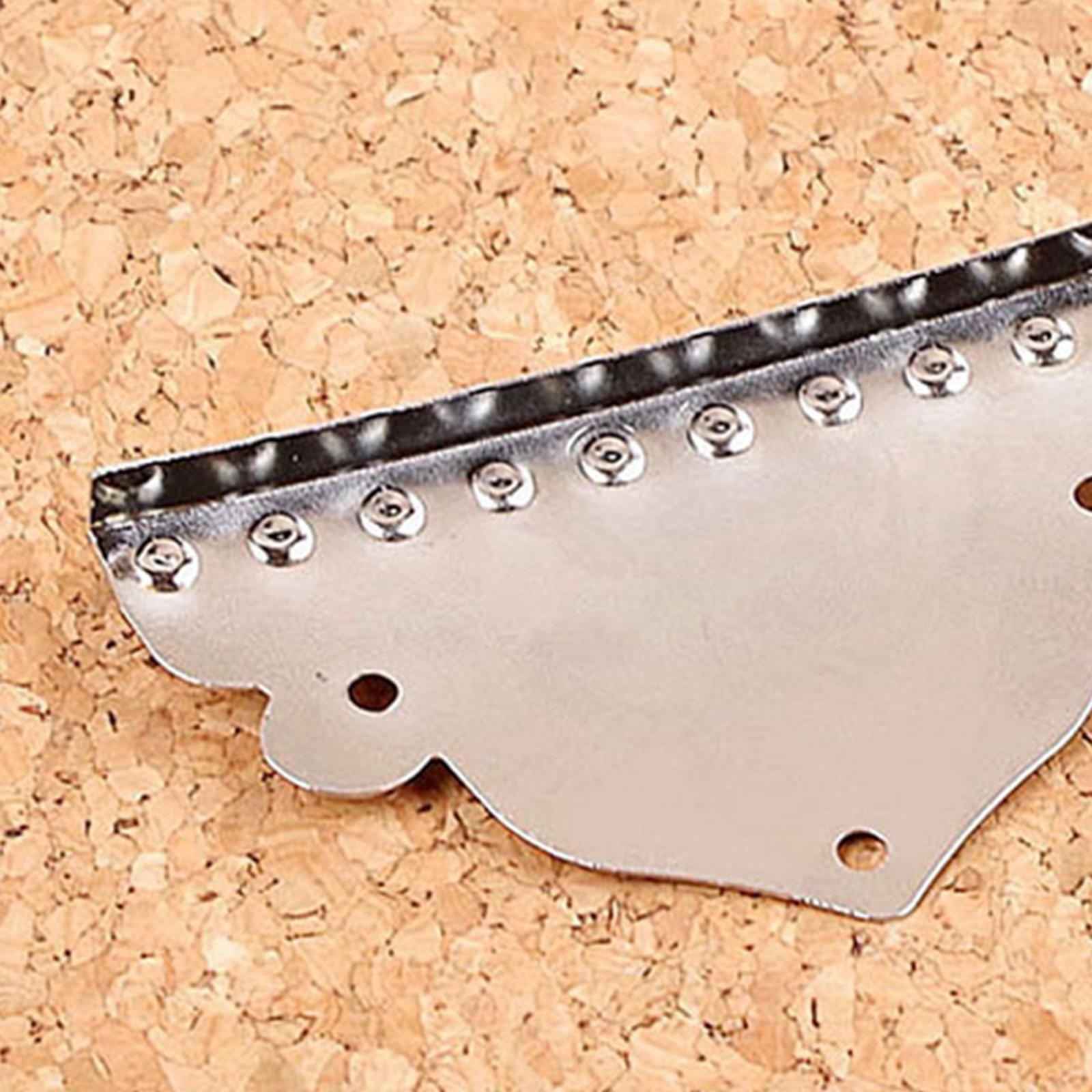 Charango 10 String - Mandolin Tailpiece Chrome Plated Replacement Cover