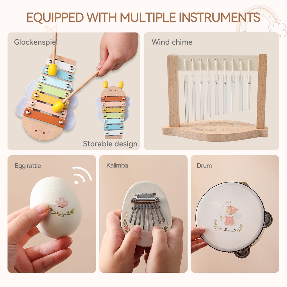 Music Toys Baby Wooden Montess - Musical Instrument Project review and price
