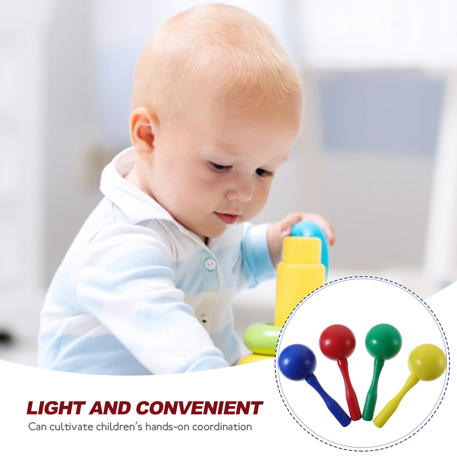 8Pcs Shaking Maracas Musical E - A Musical Instrument You Shake review and price