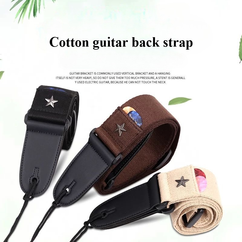Embroidered Cross Guitar Strap - Musical Instrument Organ review and price