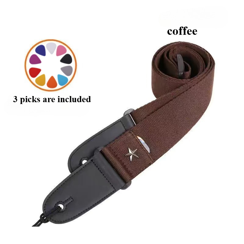 Embroidered Cross Guitar Strap - Musical Instrument Organ review and price