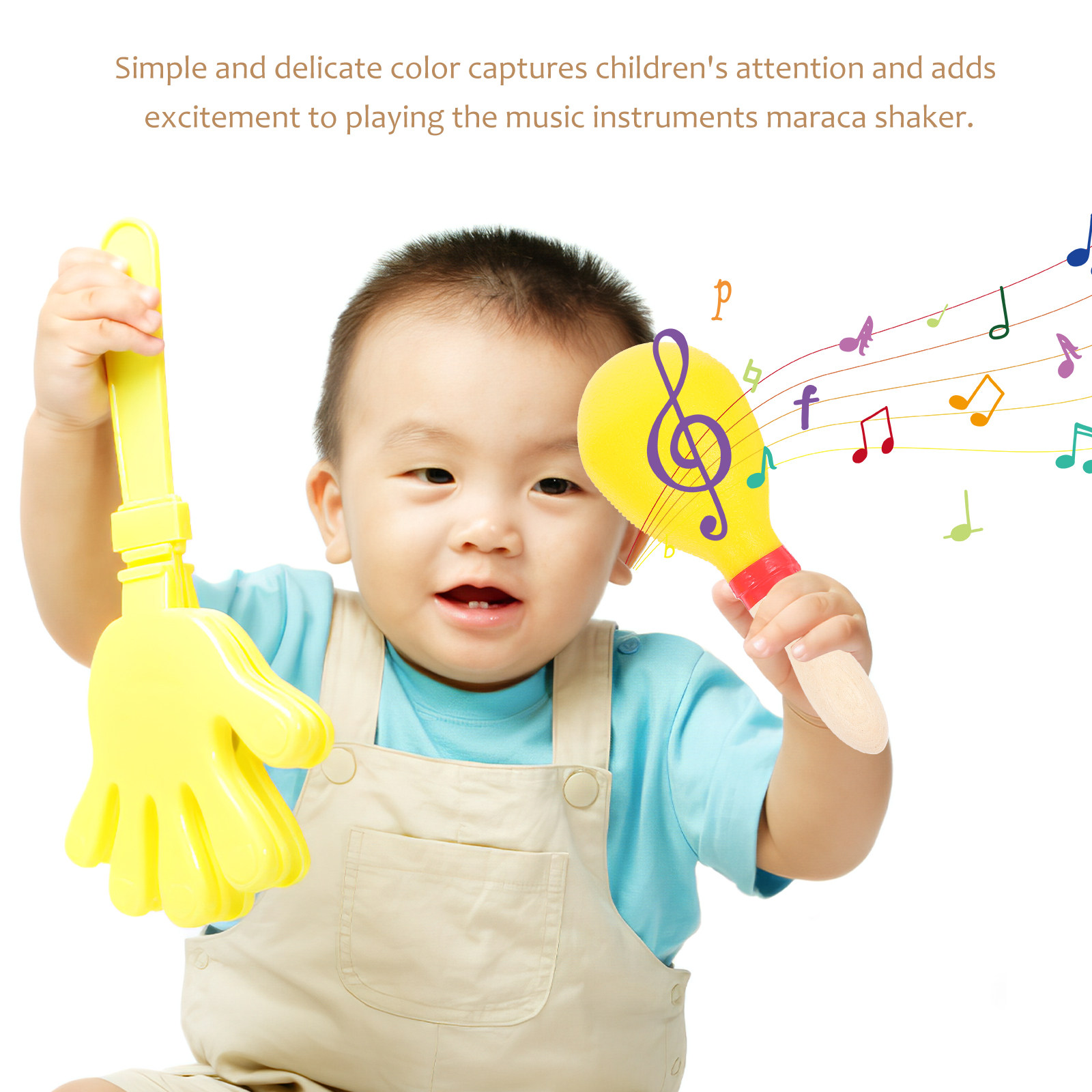 1Pair Wooden Maracas Shaker Ki - Musical Instrument For Toddlers review and price