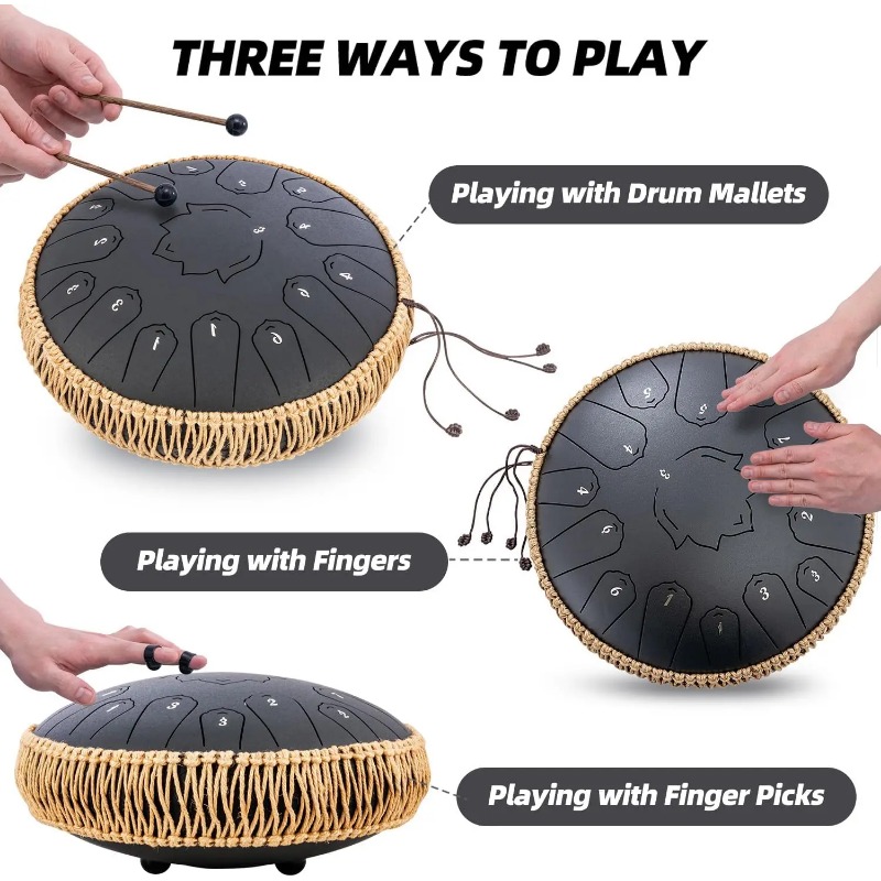 Hluru Steel Tongue  Glucophone - Musical Instrument Morocco review and price
