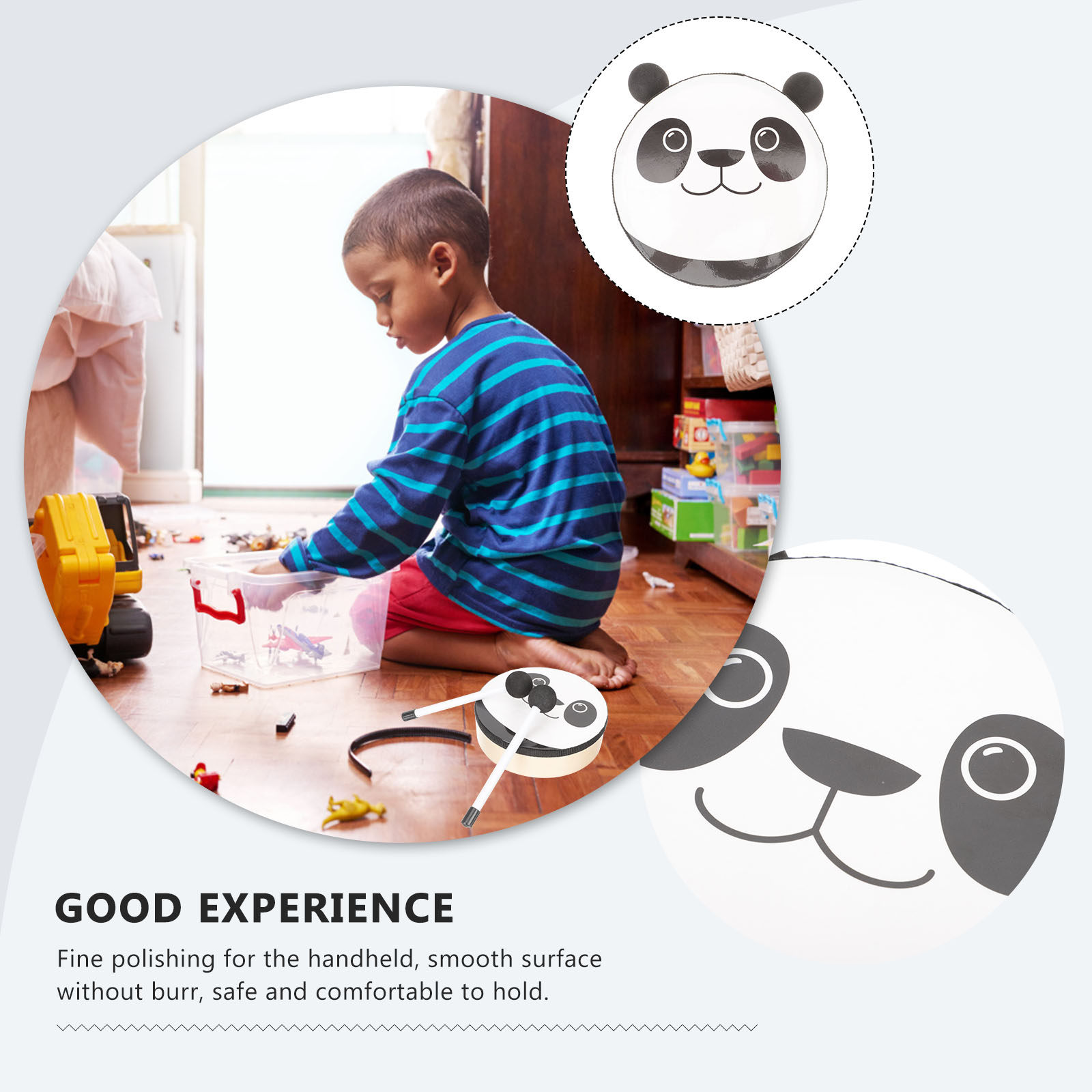 1Set Exquisite Hand Drum with  - Musical Instrument For Toddlers review and price