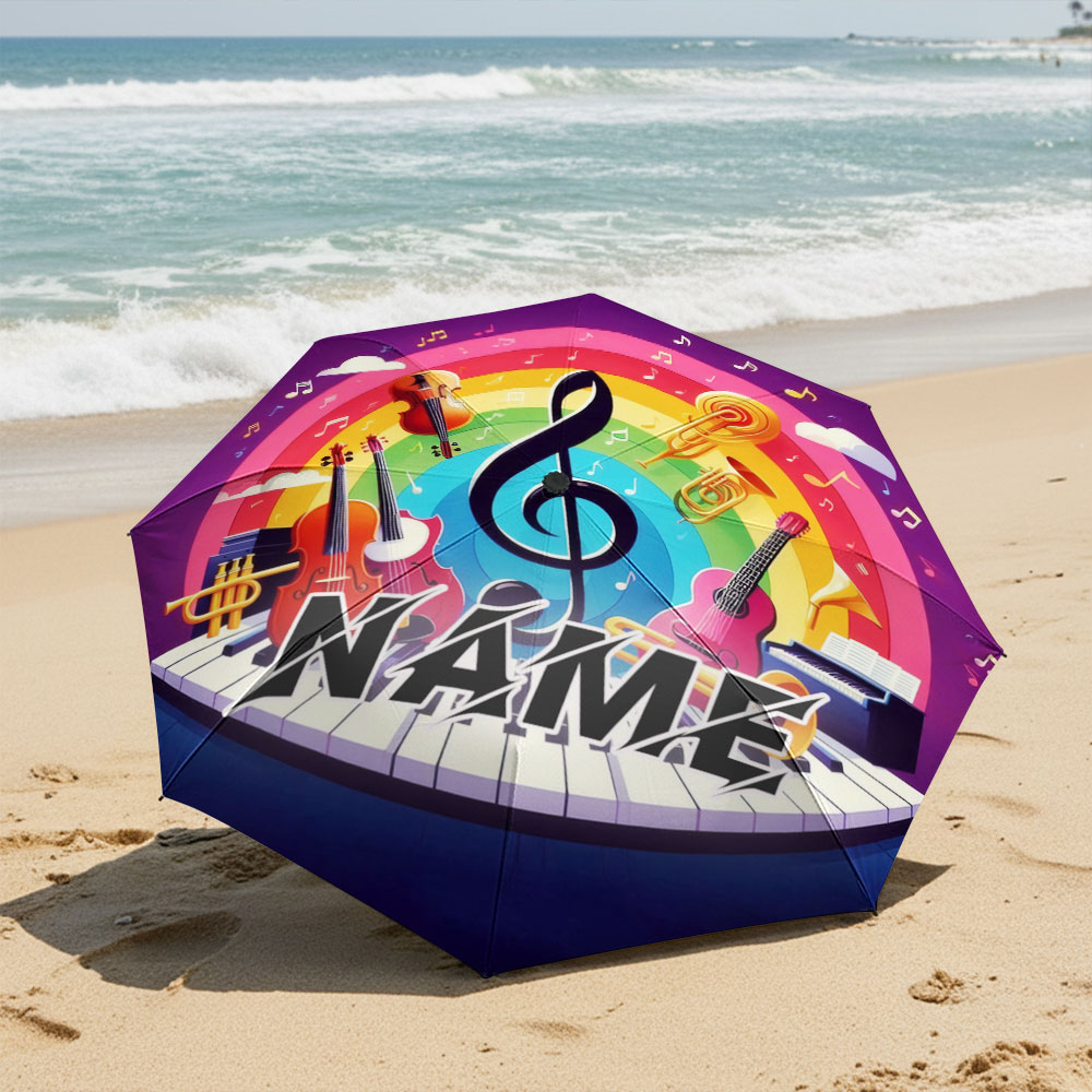 Custom Name umbrella, Music Th - Musical Instrument Name review and price
