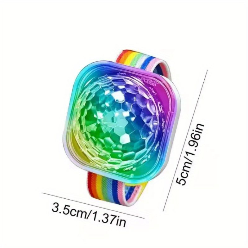 LED Rainbow Wrist Party DJ Lig - Musical Instrument Project review and price